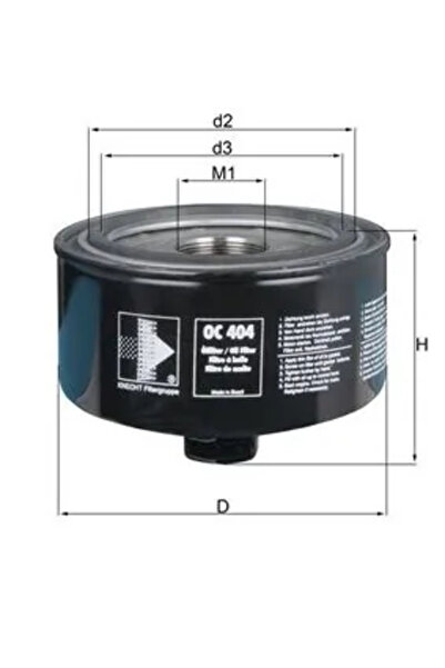 MAHLE Filtru Ulei Agrale 6-Series/8-Series/Furgovan Caroserie Chevrolet Color...