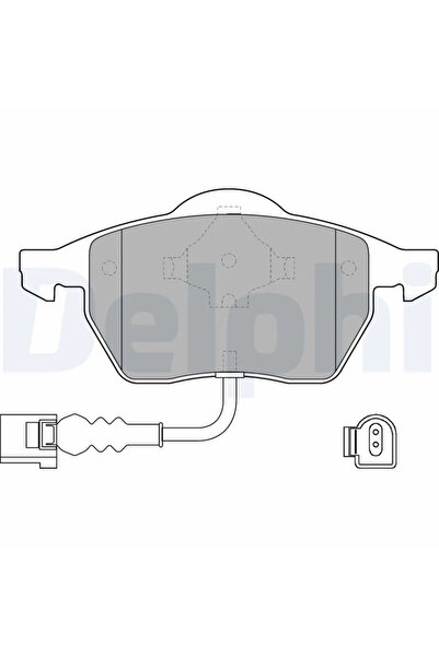 DELPHİ Set Placute Frana Frana Disc Audi A3/Tt Seat Toledo 2