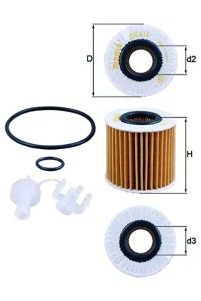 MAHLE Filtru Ulei Lexus Es/Gs/Ls Lotus Evora/Exige