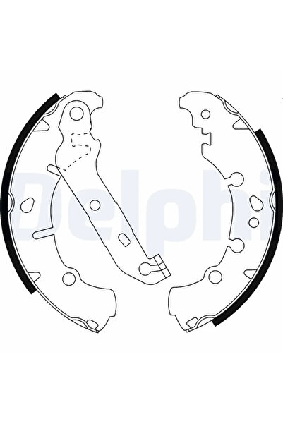 DELPHİ Set Saboti Frana Ford Fiesta 4/Fiesta 5/Fiesta Caseta/ Mazda 2