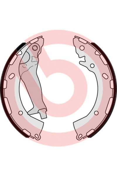 Brembo Set Saboti Frana Hyundai Accent 4/Elantra 5 Limuzina/I10 1 Kia Rio 3