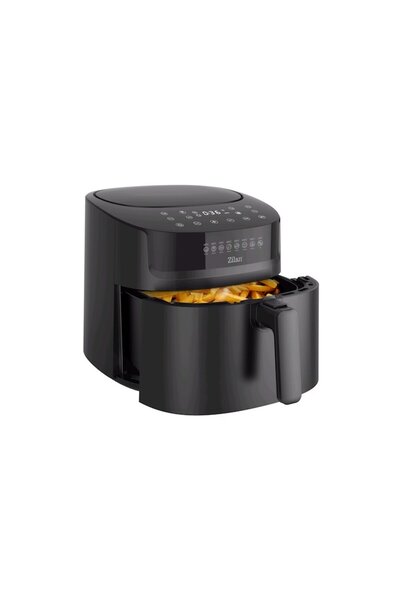 Zilan Friteuză cu aer cald ZLN7999, neagră, 1800 W, ecran digital, panou de control tactil
