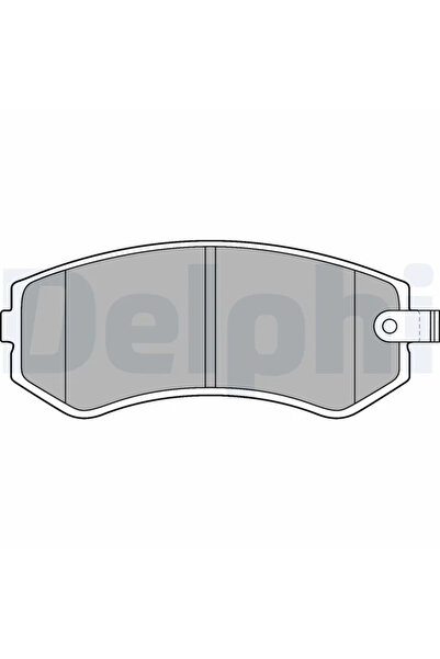 DELPHİ Brake Pad Set Disc Brake Nissan 200SX Cupe/Almera 1/Patrol Gr 5