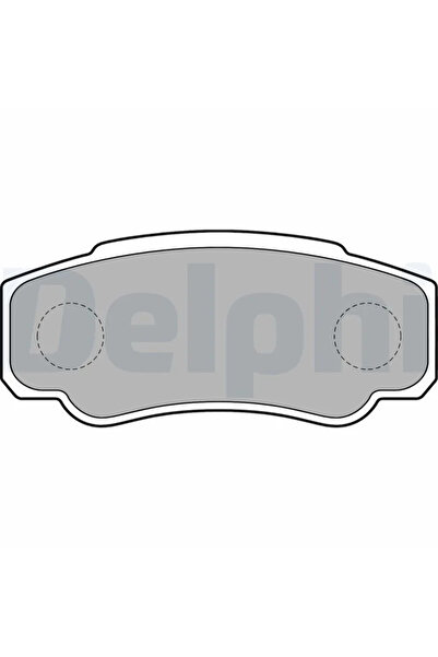 DELPHİ Комплект накладки за дискови спирачки Citroen Jumper 1 Bus/Jumper 1 Ca...