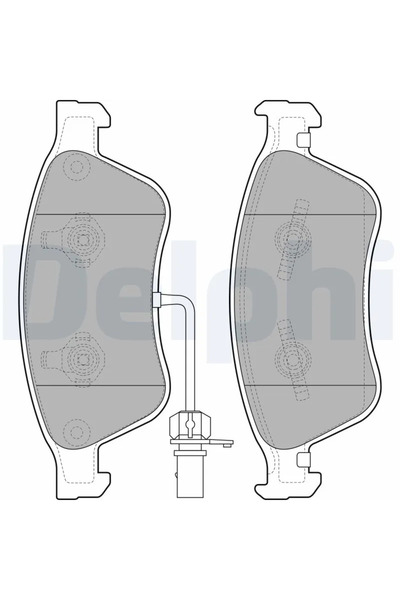 DELPHİ Disc Brake Pad Set Audi A6 C6/A8 D2/A8 D3 Vw Phaeton