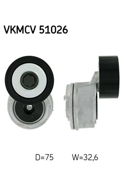 SKF Обтегач на ангренажен ремък Mercedes-Benz Vario Bus/Vario Motor Cab/Vario...