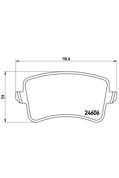 Brembo Set Placute Frana Frana Disc Audi A4 Allroad B8/A4 B8/A5 Audi (Faw) A4...