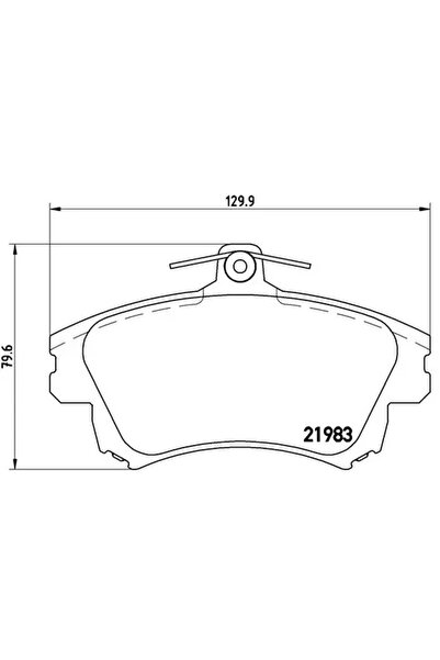 Brembo Комплект накладки за дискови спирачки Mitsubishi Carisma/Colt 6 Volvo ...
