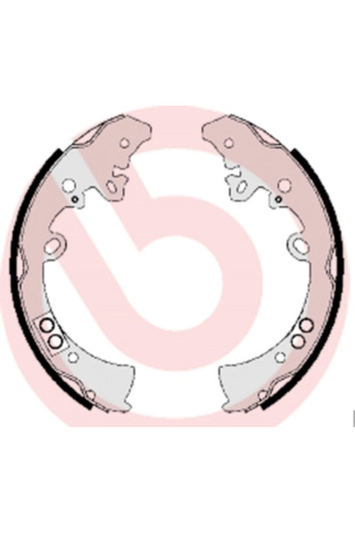 Brembo Set Saboti Frana Mahindra Goa Toyota Hilux 7 Pick-Up/Hilux 8 Pick-Up/H...