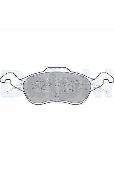 DELPHİ Set Placute Frana Frana Disc Ford Focus 1