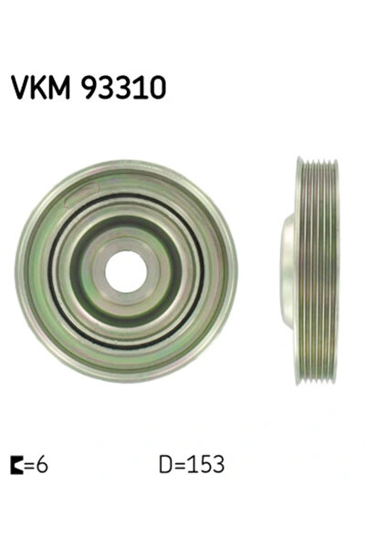 SKF Fulie Curea Arbore Cotit Citroen C4 1/C4 2/C4 Grand Picasso 1 Ford C-Max/...