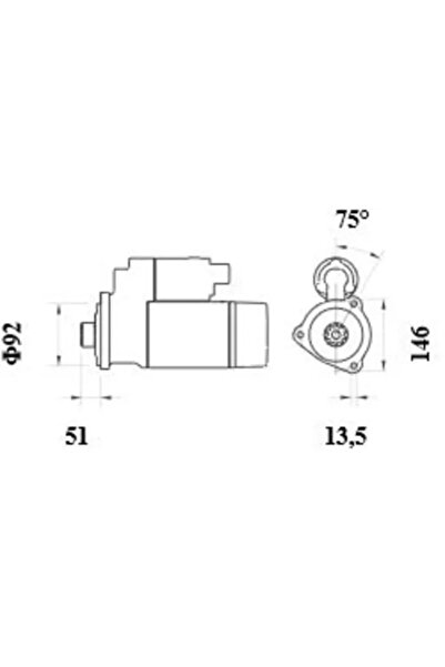 MAHLE Стартов играч Тгс 1/Тгкс 1