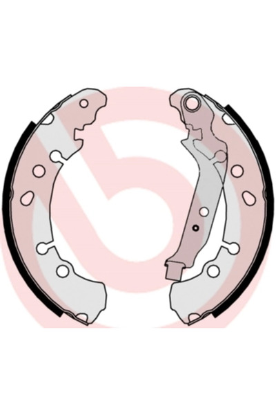 Brembo Set Saboti Frana Daihatsu Charade 8 Toyota Aygo 10/Yaris