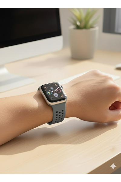 Guoi Silicone Strap for Apple Watch - Women & Men (42/44/45/46/49mm)