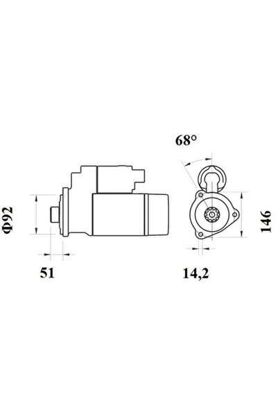 MAHLE Starter Volvo FH16/Fm
