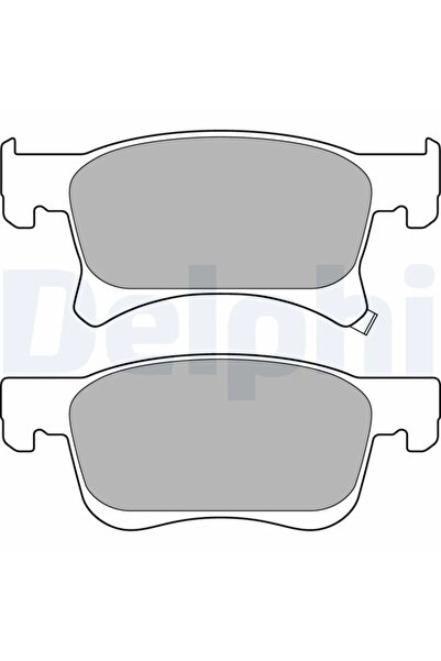 DELPHİ Комплект накладки за дискови спирачки Opel Adam/Corsa E Vauxhall Adam/...