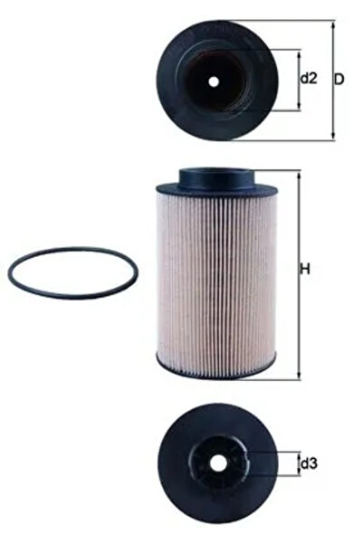 MAHLE Filtru Combustibil Man Nl/Tga/Tgl 1