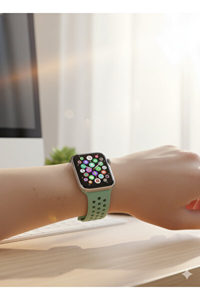 Guoi Silicone Strap for Apple Watch - Women & Men (42/44/45/46/49mm)