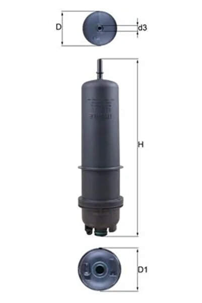 MAHLE Горивен филтър за BMW 3/4