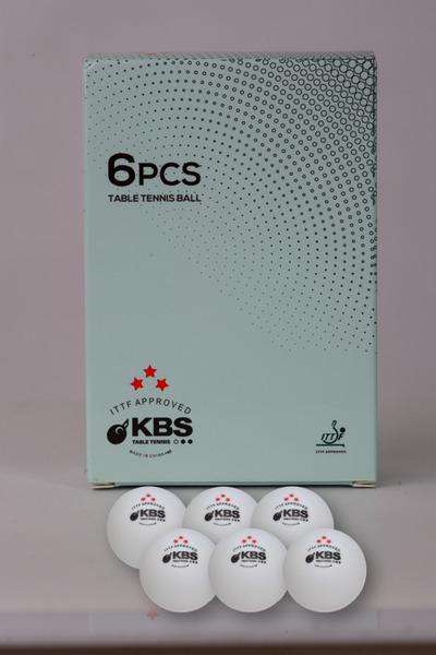 KBS TENIS DE MASA - Minge de meci aprobată ITTF (Cutie de 6)