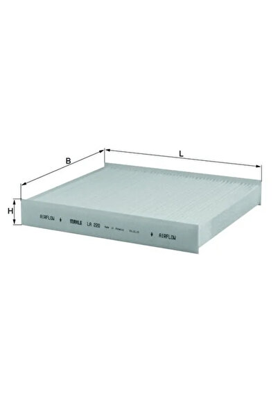 MAHLE Filtru Aer Habitaclu Ford C-Max/Focus 2 Turnier/Galaxy 2 Volvo S40 2