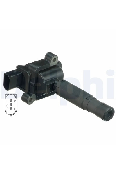 DELPHİ Bobina De Inductie Mercedes-Benz C-Class/Clk/E-Class Mercedes-Benz (Bb...