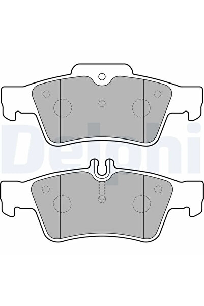 DELPHİ Комплект спирачни накладки за дискови спирачки Mercedes-Benz Cls/E-кла...