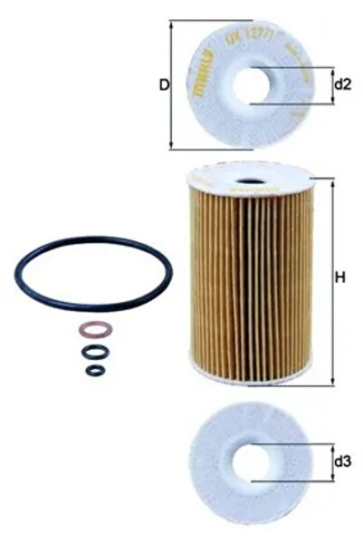 MAHLE Filtru Ulei Bertone Freeclimber 2 Bmw 3/5