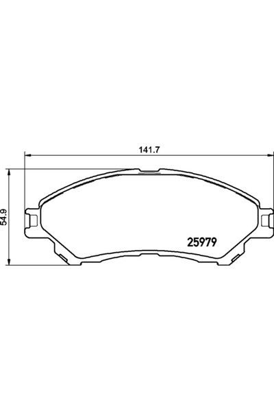 Brembo Set Placute Frana Frana Disc Mg (Saic) 3 Mitsubishi Xpander Cross Micr...