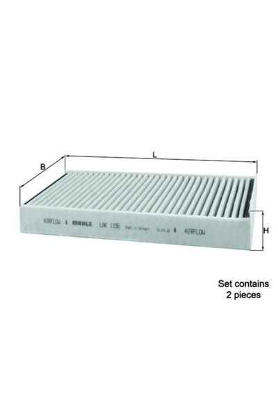 MAHLE Cabin Air Filter Bmw 2 Active Tourer/2 Gran Tourer/X1 Mini Mini