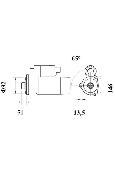 MAHLE Starter Man L2000 Scania G 1/K - Series/P 1