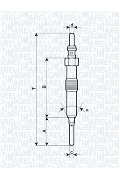 MAGNETI MARELLI Bujie Incandescenta Dacia Dokker Microbus/Duster/Lodgy Merced...