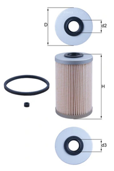 MAHLE Горивен филтър Nissan NV400 Bus/NV400 Body/NV400 Platform/Chassis Opel ...