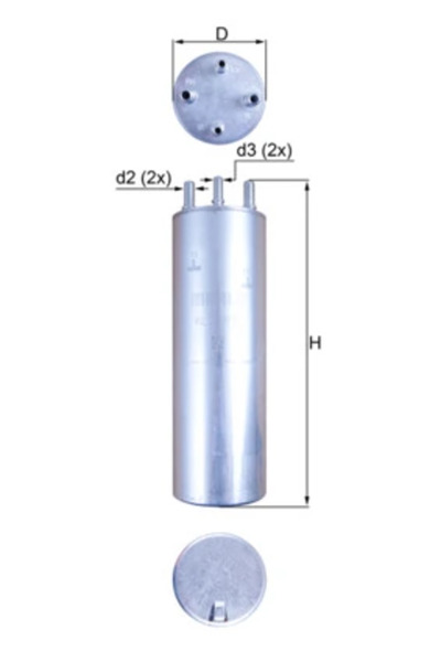 MAHLE Filtru Combustibil Vw Multivan T5/Touareg/Transporter T5 Bus