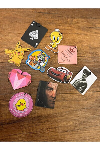 EFE DERİ 10 adet Tasarımlı Dekoratif Oto, Ev, Ofis Kokusu Ve Aksesuarıı