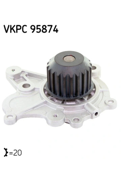 SKF Engine Cooling Water Pump Hyundai Elantra 3/Grandeur/Santa Fe 1 Kia Carens 1