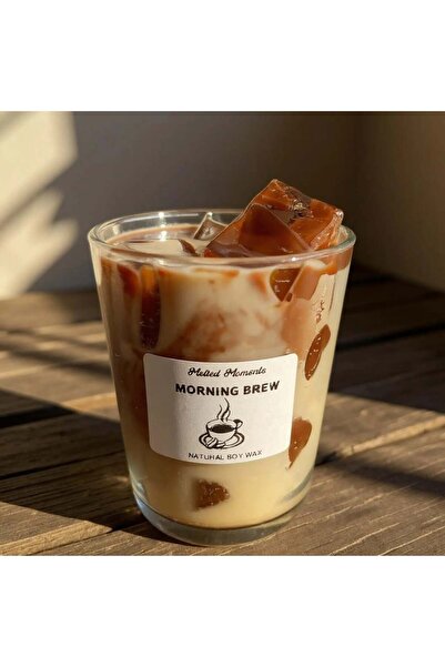 Unbraded Lumânare Parfumată Latte - Aromă Cafea și Lapte - 200g