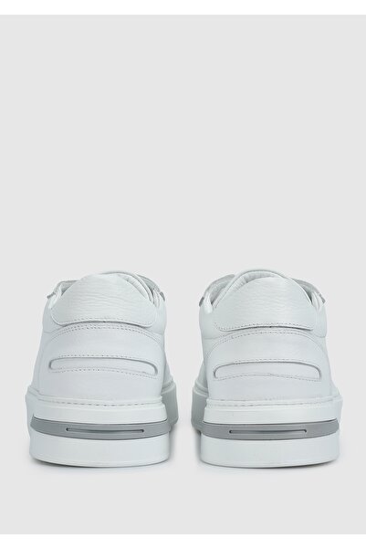 Provoq Λευκό Δερμάτινο Ανδρικό Sneaker