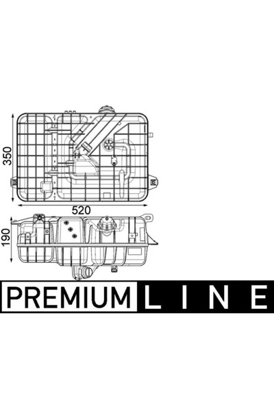 MAHLE Vas De Expansiune Racire Mercedes-Benz Actros MP4 / MP5/Antos/Arocs