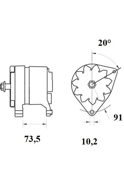 MAHLE Generator / Alternator Renault Trucks Magnum/Midliner/Premium