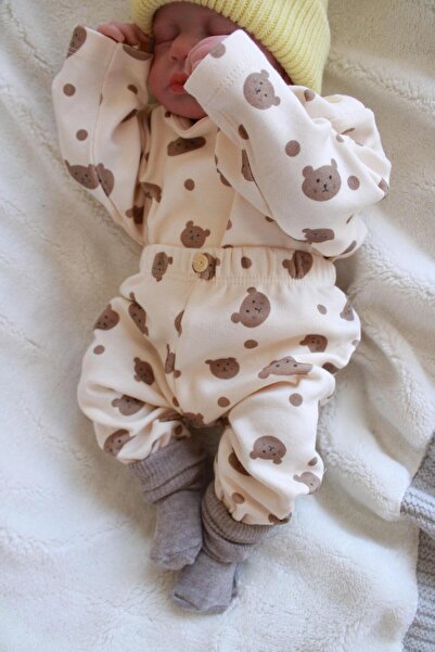 Oh La La Koala For Little Ones Ayıcık Baskılı Bebek Alt Üst Takım