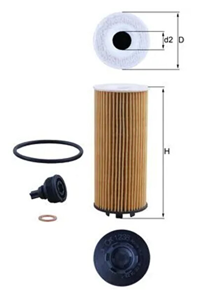 MAHLE Oil Filter Bmw 2 Active Tourer/2 Gran Tourer/X1 Mini Mini