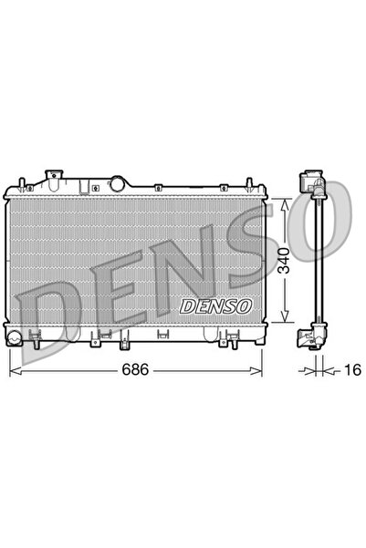 DENSO Radiator Racire Motor Subaru Forester/Legacy 4/Outback