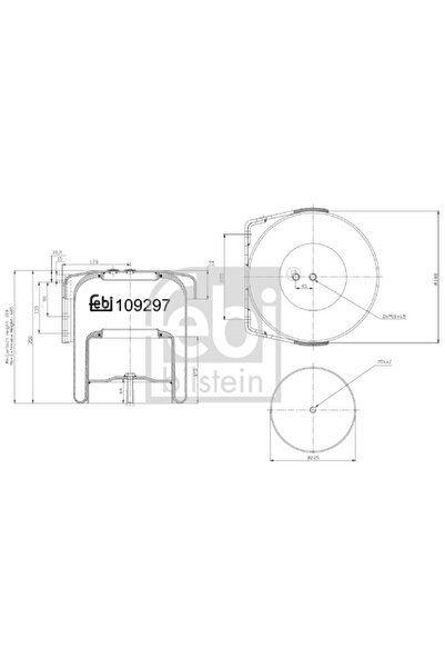 FEBI BILSTEIN Въздушни окачващи маншони за заден мост Iveco Stralis 2
