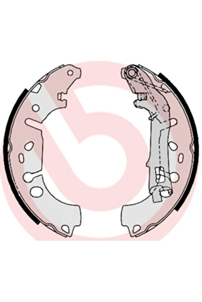 Brembo Set Saboti Frana Citroen Nemo Microbus Fiat Idea/Linea/Punto