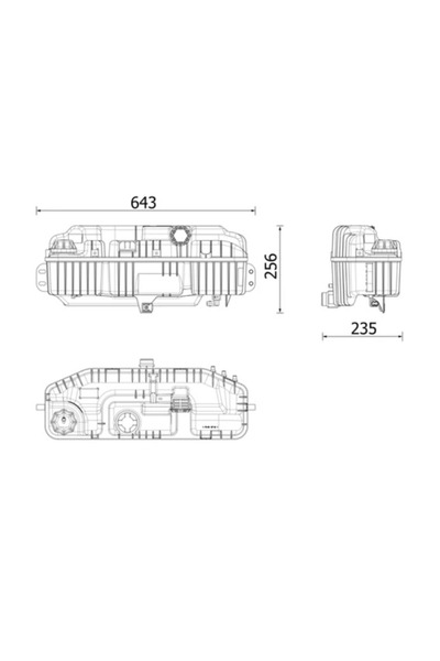 MAHLE Vas De Expansiune Racire Mercedes-Benz Arocs 2013-2013