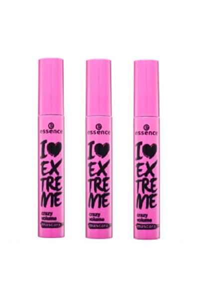Essence Cosmetics Essence I Love Extreme Crazy Volume Mascara Black 3 pieces