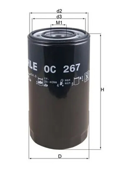 MAHLE Filtru Ulei Iveco Eurocargo 1-3/Eurotech Mp/Eurotech Mt