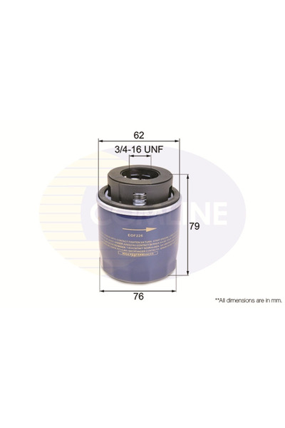 Comline Filtru Ulei Audi A3 Seat Altea/Ibiza 4/Leon 2006-2022