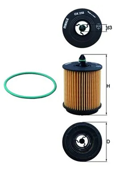 MAHLE Filtru Ulei Cadillac Bls Chevrolet Captiva/Malibu